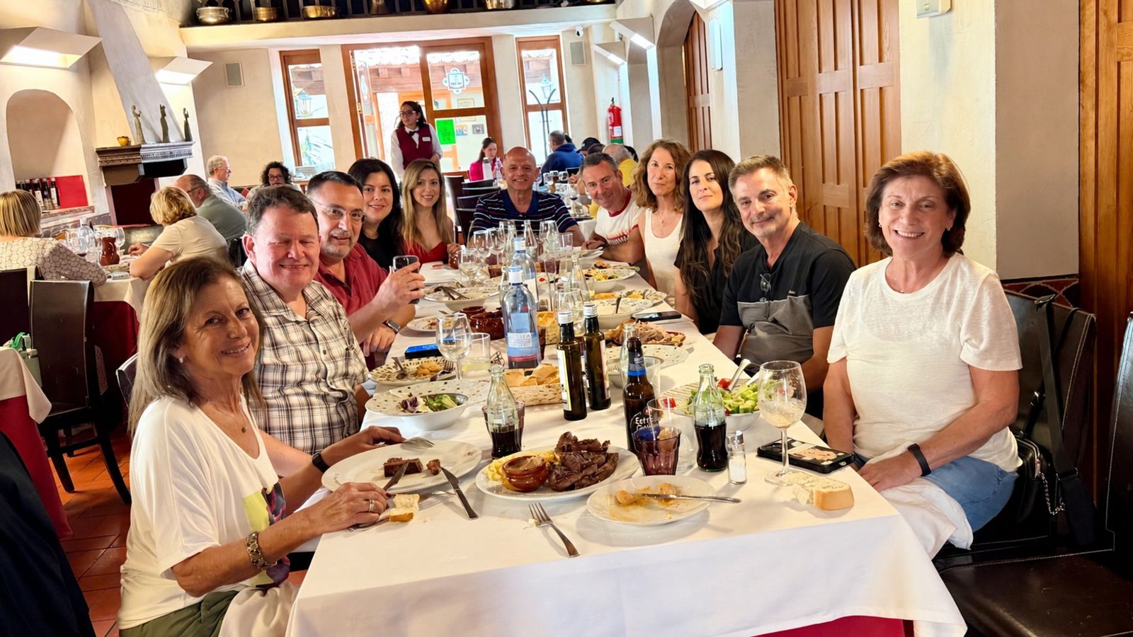 Comida de bienvenida en el Fogón Sefardí · Segovia