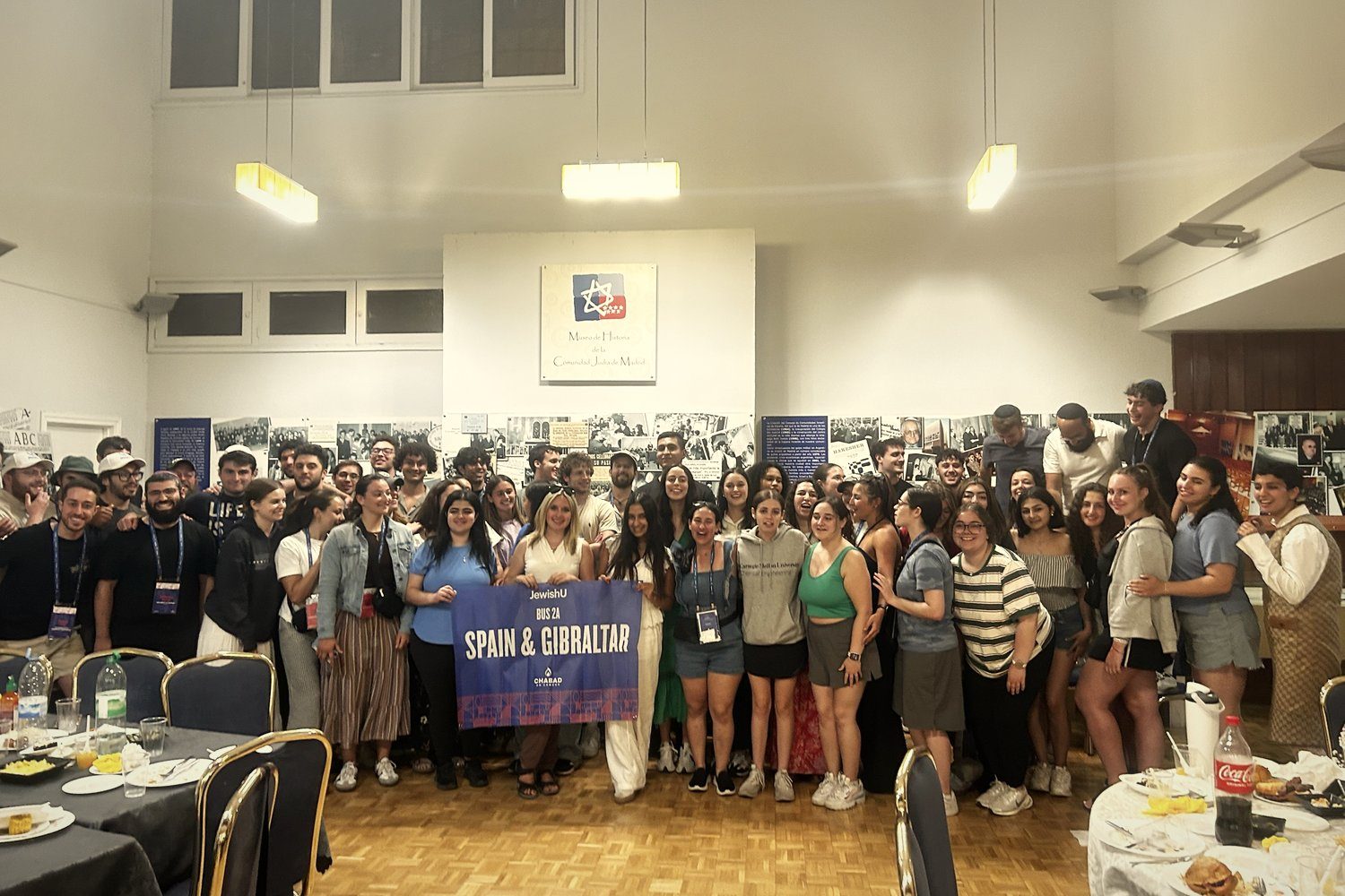 A student group at the Jewish Community of Madrid